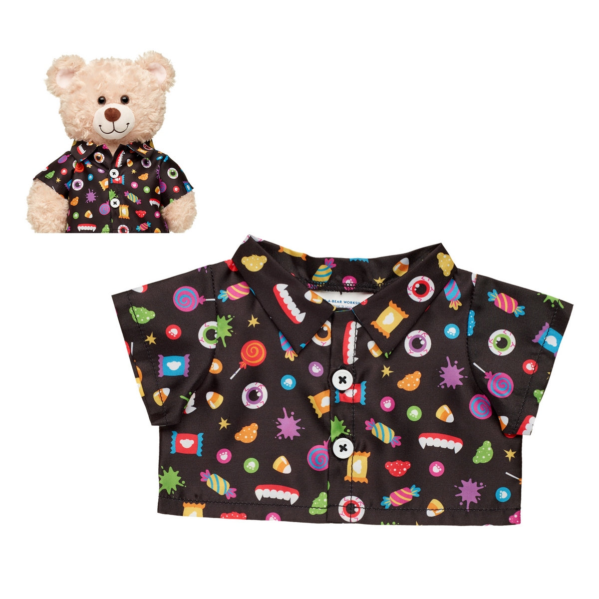 Camisa Negra Halloween 25 Build-A-Bear